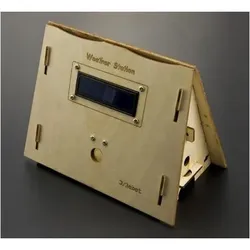 DFRobot Wetterstation-Kit, LCD Modul, DHT22, Touch-Sensor, Barometersensor, Echtzeituhr, Solar-Panel, Entwicklungsboard + Kit