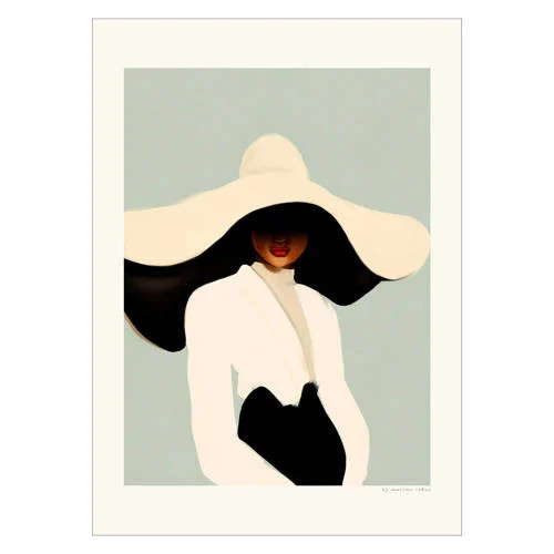 Poster met lijst PSTR Studio Maxime Coco noir 30 x 40 cm