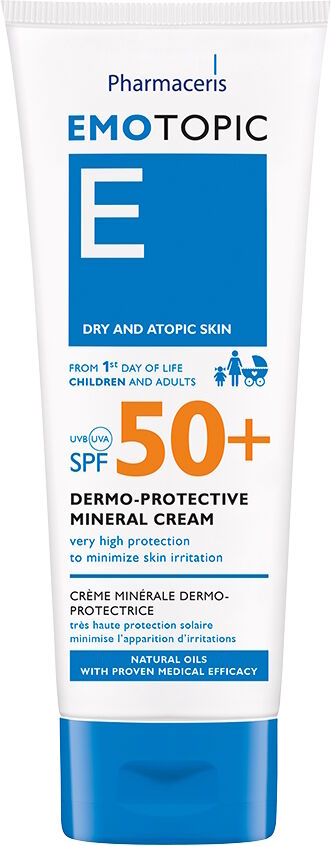 Pharmaceris E EMOTOPIC Dermo-beskyttende mineralcreme med SPF 50+ 75 ml