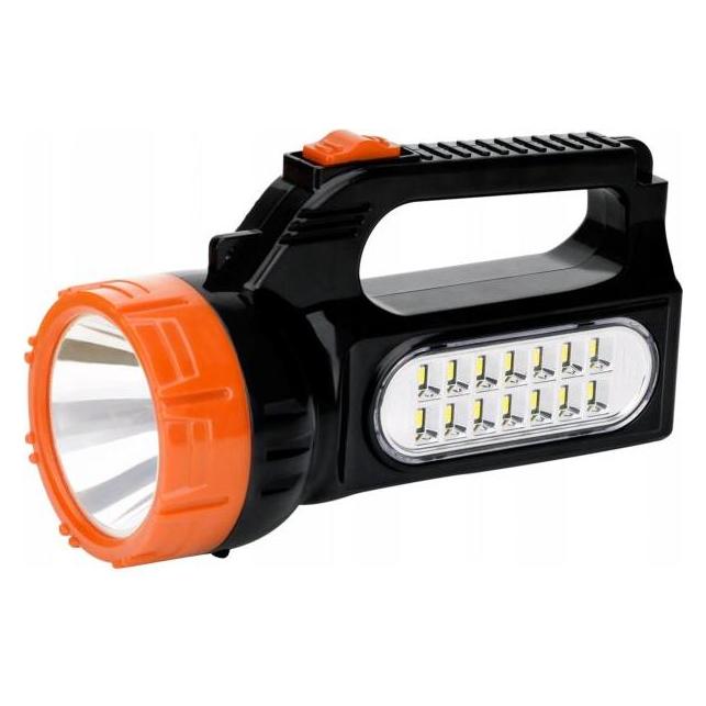 Libox Taschenlampe Akku-Suchscheinwerfer mit Solar LB0169 (500 lm) (LB0169)