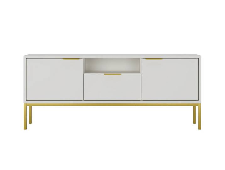 99rooms Lowboard Avgustin (TV-Kommode, TV-Schrank, Fernsehschrank), Modern Design, mit viel Stauraum, Soft-Close Funktion