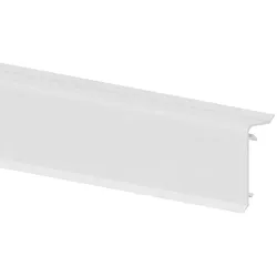 GGK OT112454 Sockelleisten-Oberteil SL 20x50mm-9010, PVC, mit Dichtlippe, alpinweiß SL 20x50-OT SL20x50OT  - 2 Meter