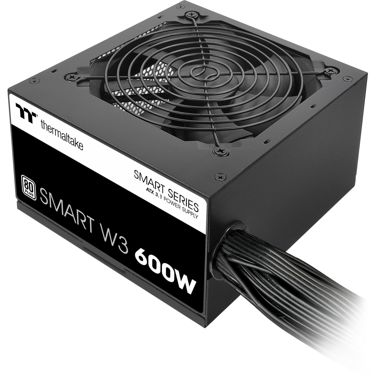 Thermaltake Smart W3 600W ATX3.1 80+ Voeding - Black