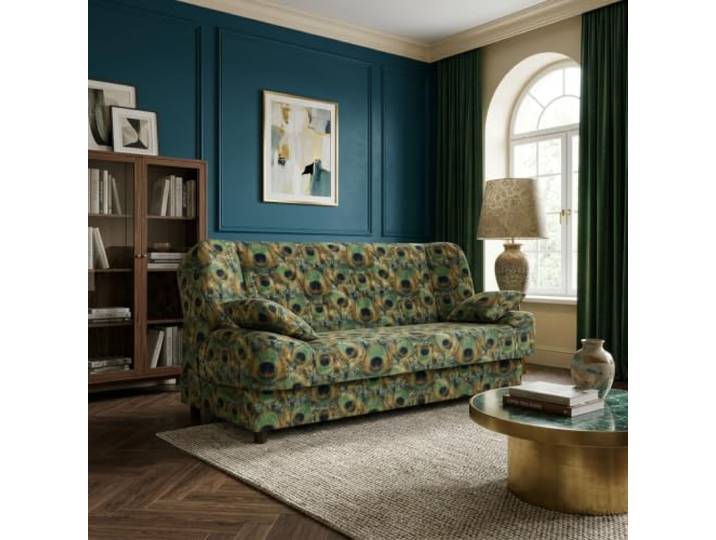 Family Meble Schlafsofa Sara Print Botanical – W.Sara.Print.Pavone 1