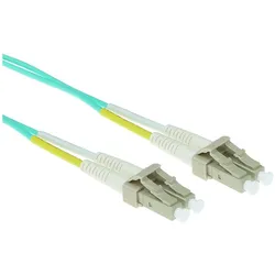 ACT 25 meter LSZH Multimode 50/125 OM3 fiber patch cable duplex with LC connectors (25 m), Netzwerkkabel