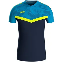 Jako Polo Iconic - marine/Jako blau/neongelb - 3XL