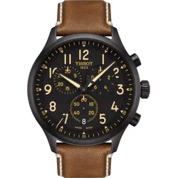 Tissot T-Sport CHRONO XL T116.617.36.052.03 - schwarz,braun mit beiger Ziernaht - 45mm