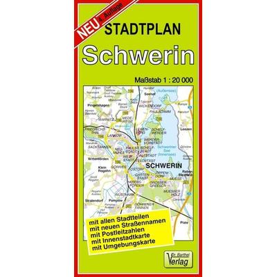 Stadtplan Schwerin, Sonstige von Verlag Barthel, Barthel, A, 978-3-89591-192-7