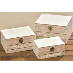 BOLTZE GRUPPE GmbH Box Tönning, 3 tlg., Set 3, H Material: MDF