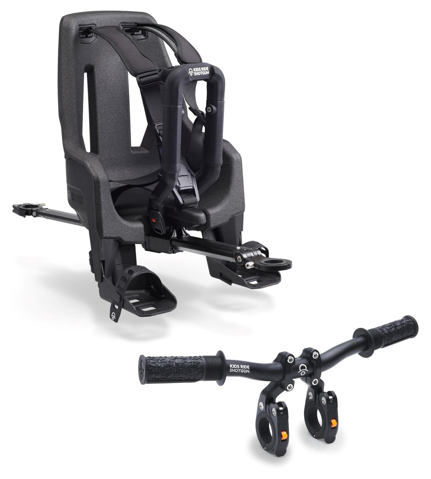 Kids Ride Shotgun Pro EVO MTB Front Combo Set, Kindersitz/Lenker black