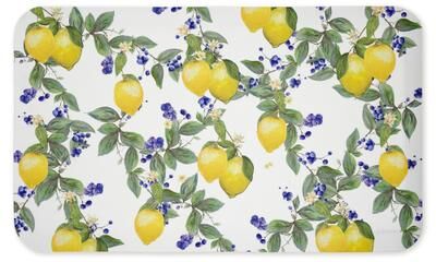 "Stupell Lemon Pattern Printed Anti-Fatigue Floor Mat, 30""x18"""