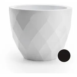 Vondom »VASO« Nano Outdoor Pflanzengefäß 18x15 cm / Ecru / Lackiert Hochglanz