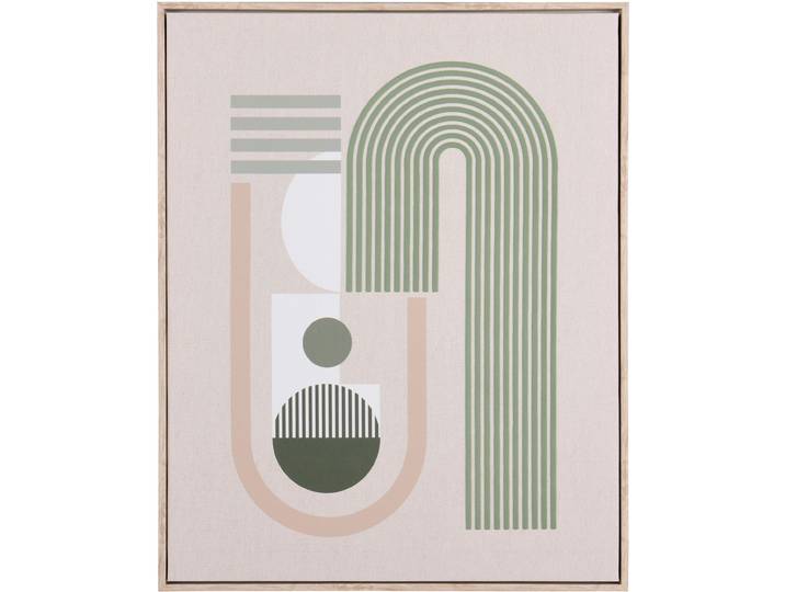 Kunstdruck MIRRORS AND MORE NORMA , beige (farbe bild(er): sand), B:40cm H:50cm, Kunststoff, Bilder, Kunstdruck, Kunstwerk im Geometrischen Design