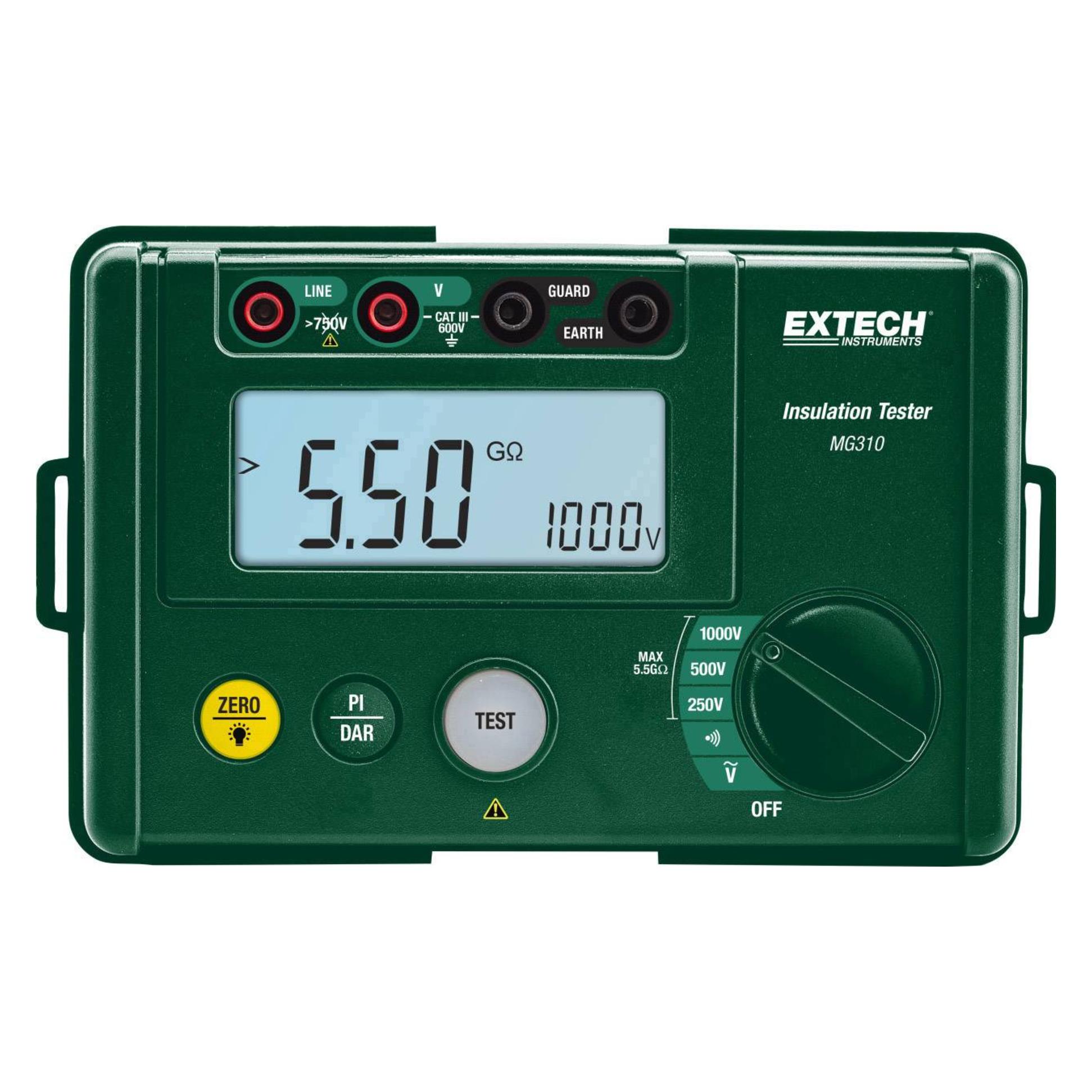 Extech MG310 Isolationsmessgerät, Prü (CAT III 600V, Kabeltester) (MG310)