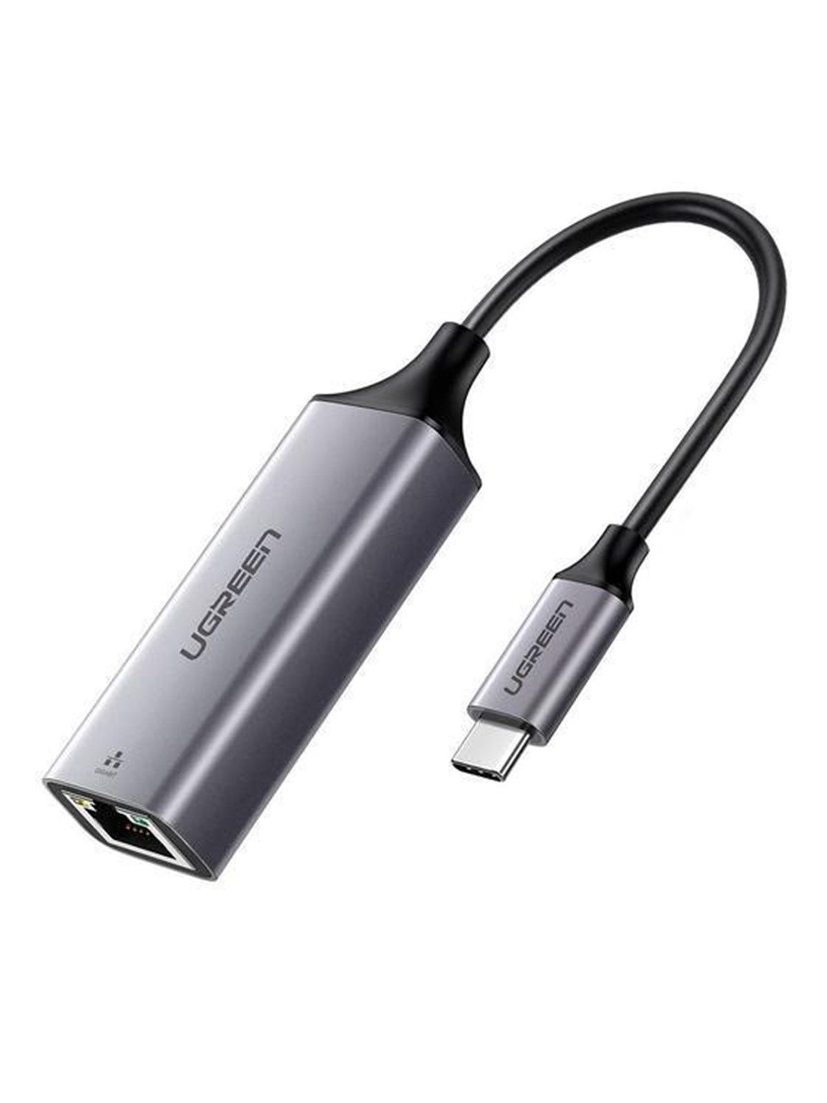 UGREEN external network adapter RJ45 - USB Type C (1000 Mbps / 1 Gbps) Gigabit Ethernet gray (CM199)