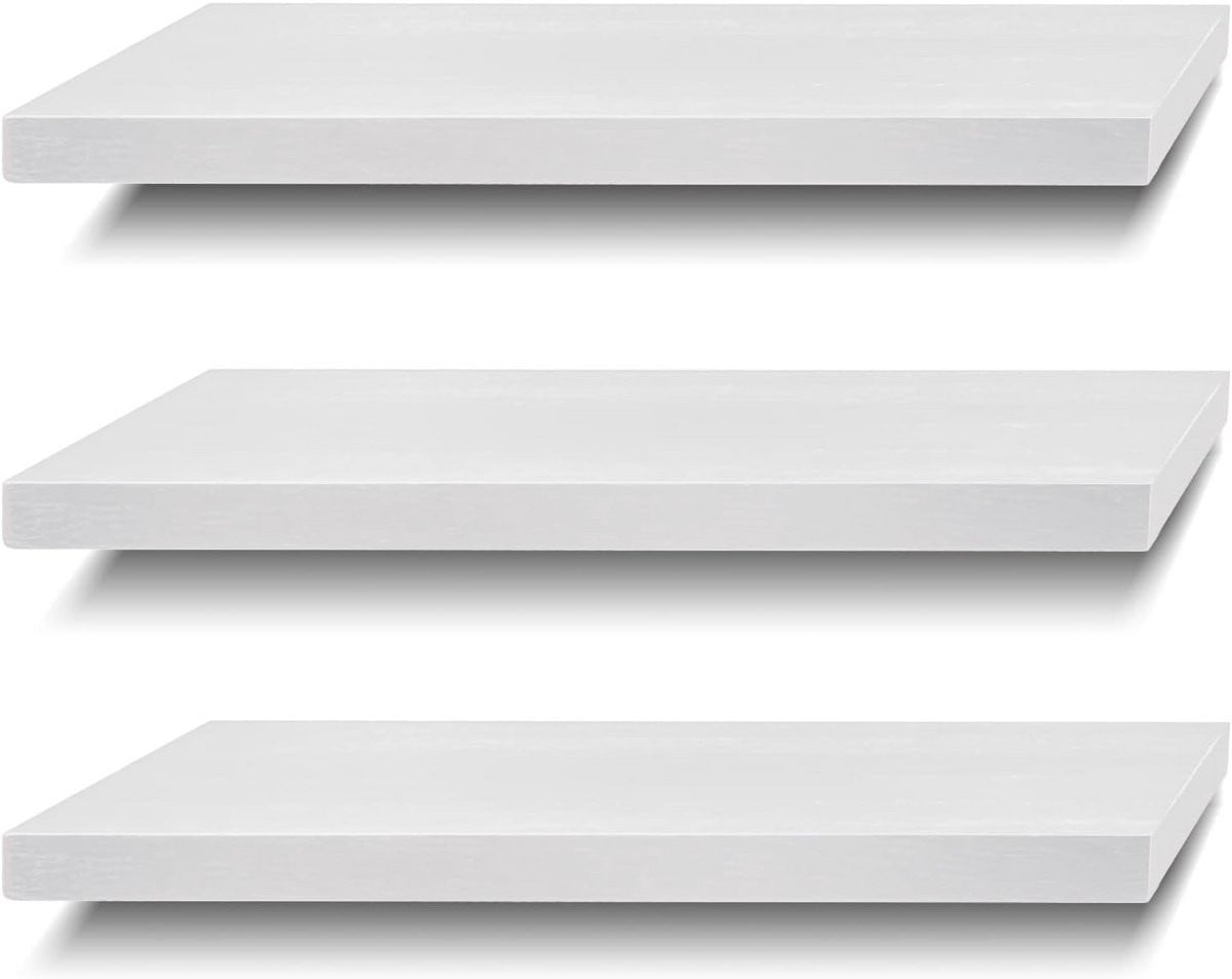 Zwevende Wandplanken Set van 3 voor Badkamer, Keuken en Slaapkamer