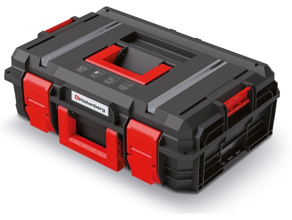 Kistenberg X BLOCK TECH gereedschapskoffer, zwart, B/D/H: 54,6 x 38 x 19,4 cm
