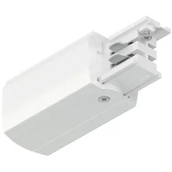 Paulmann Zubehör für ProRail3 3-Phasen-Stromschiene - Endeinspeiser rechts, 230V, Metall / Kunststoff, Weiß PAUL-91360