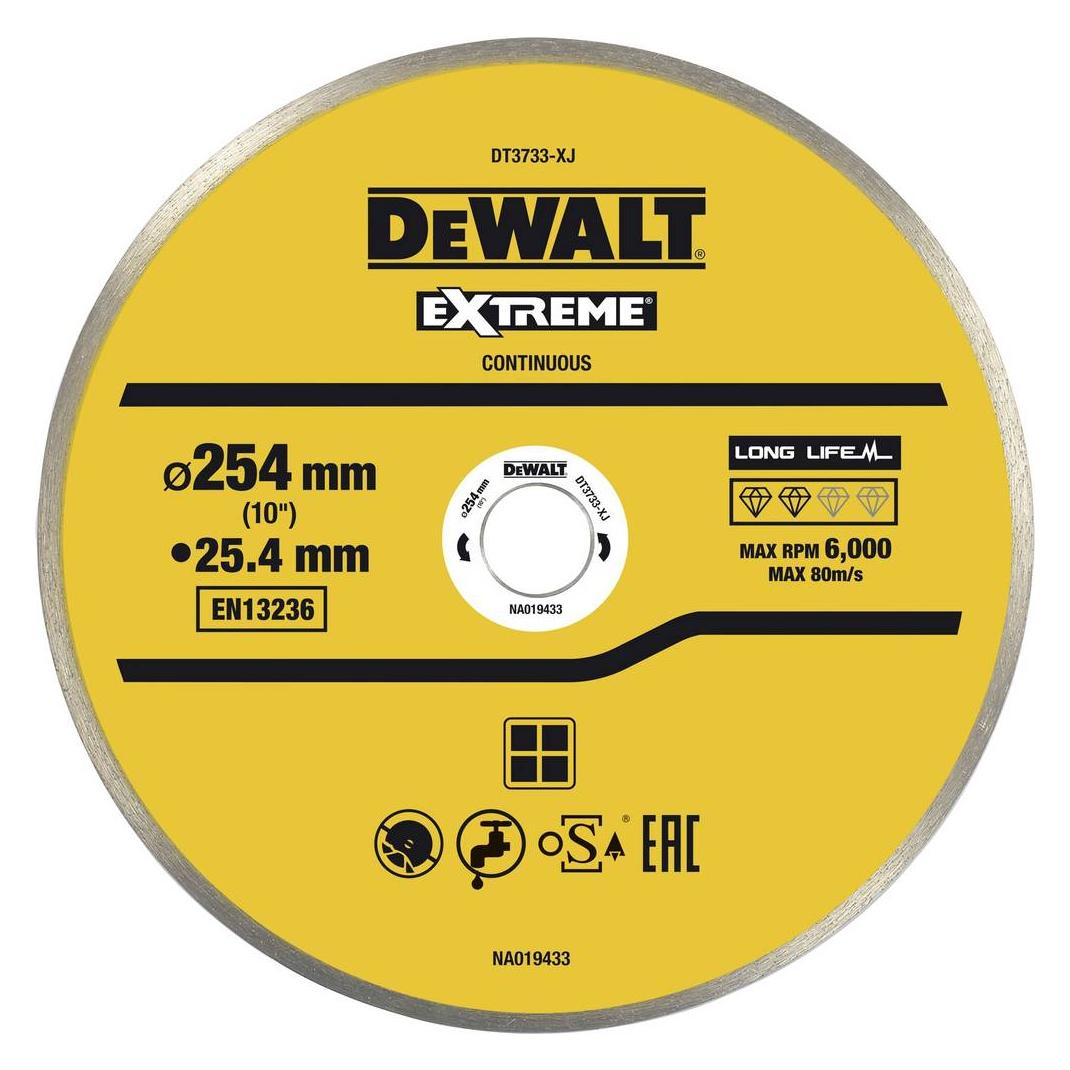 DeWalt DT3733XJ Diamanttrennscheibe Eco4 250mm (DT3733-XJ)