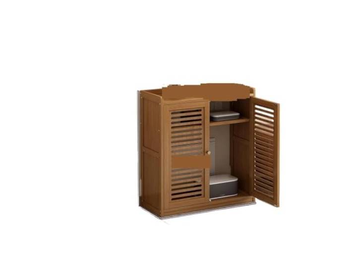 ‌WiFi-Organizer-Schrank ohne Bohren Wandmontiertes Router-Regal mit Abdeckung(Color 7)