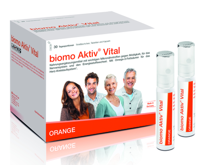 biomo pharma GmbH BIOMO Aktiv Vital Trinkflaschen 30-Tagesportionen 930 g 10186916