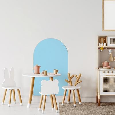 Magnetischer Wandaufkleber in Bogenform für Kinder, magnetische Kreidetafel-Aufkleber, selbstklebende, multifunktionale Tafel für Spielzimmer, Zuhause, Büro, Schule