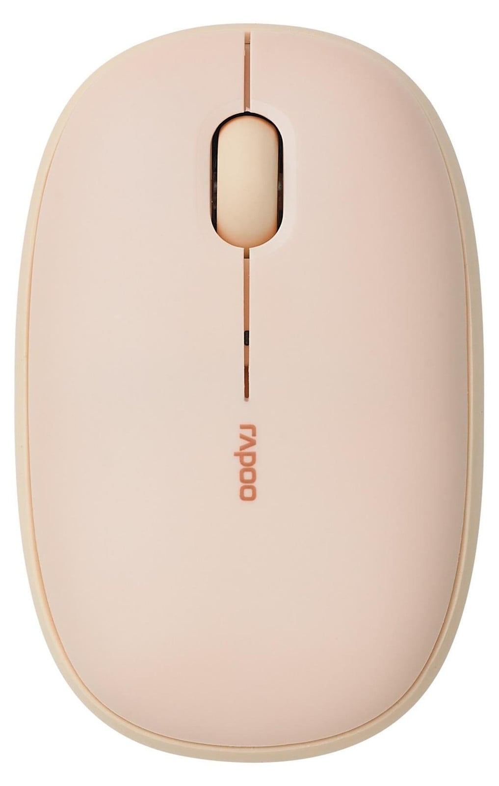 Rapoo M660 Silent Draadloze Optische Muis met Bluetooth en RF, 1300 DPI, Beige
