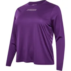 hummel hmlTE CURVY Langarmshirt Plus Damen 3397 - imperial purple XXL