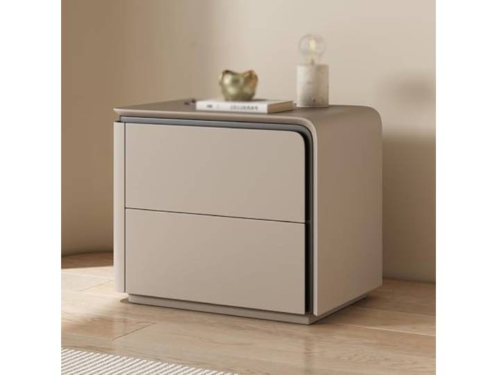 Nachttisch, Beistelltisch, Nachttisch, Schlafzimmer(Light Brown,50x40x50cm)
