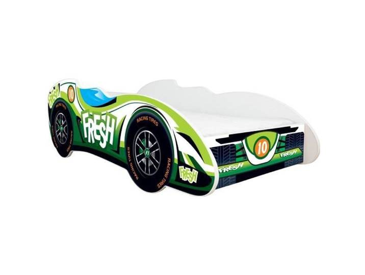 Lit auto - FRESH CAR - Formule 1 - 140 x 70 cm - 1 place - Sommier à lattes inclus