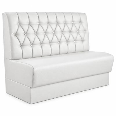 RIVOR Möbel Dinerbank Elegance 100 cm Kunstleder Gibson Weiß 9206