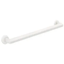Hewi System 900 Haltegriff 900.36.03660DX Edelstahl pulverbeschichtet weiß tiefmatt, Länge 900 mm