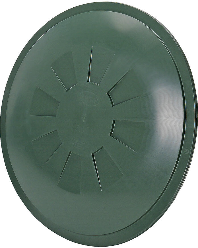kaiserkraft Stülpdeckel, für Rundbehälter 510 l, grün