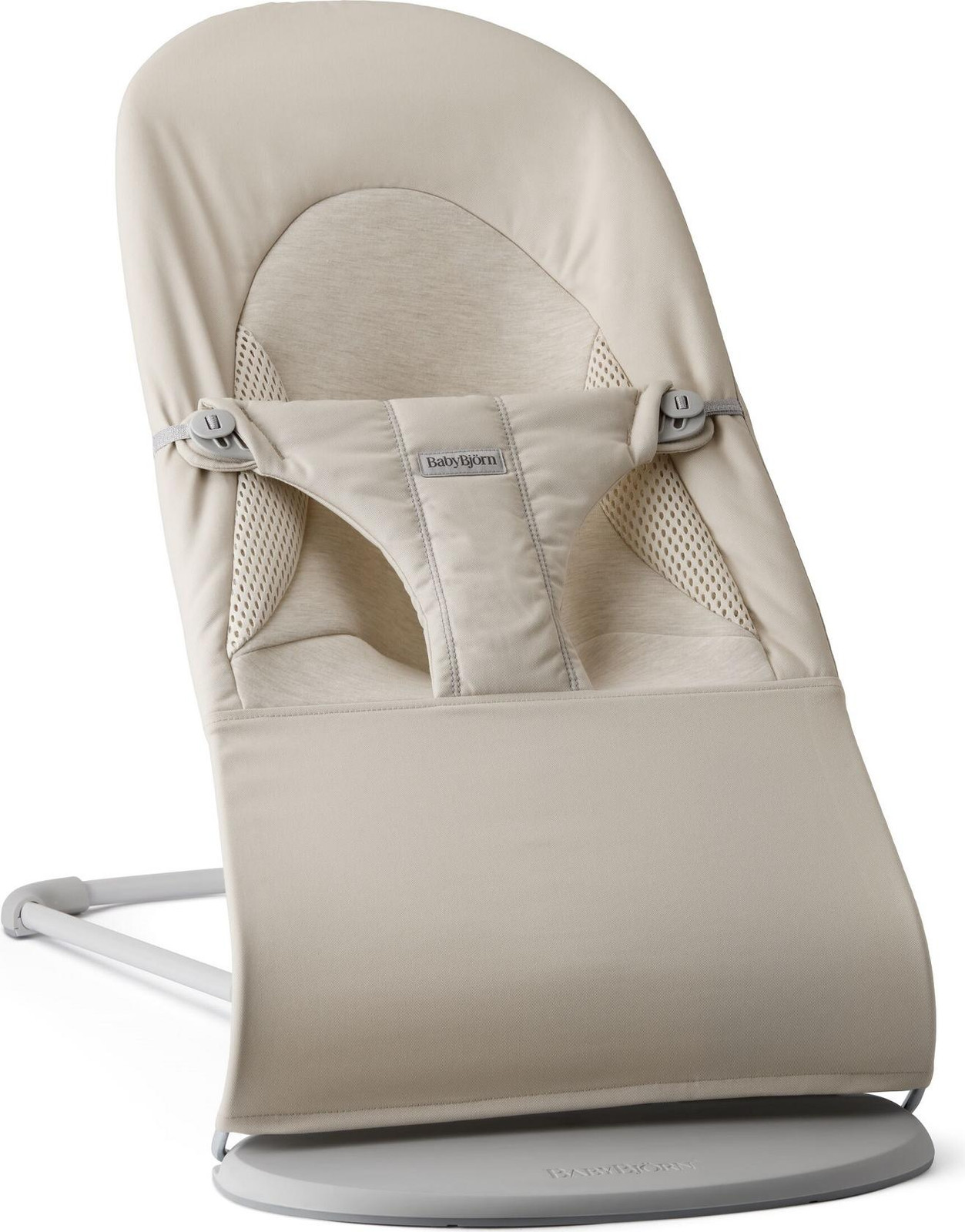 BabyBjörn Bouncer Balance babyschaar in jersey, lichtbeige