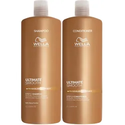 2L Wella Professionals Ultimate Smooth Kit big (Shampoo 1000ml + Conditioner 1000ml)