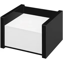 Wedo Zettelbox »Black Office« inkl. 500 Notizen schwarz, 10x7.5x10.9 cm