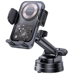 Yesido 15W Suction Cup Car Wireless Charging Holder, Auto Adapter, Schwarz