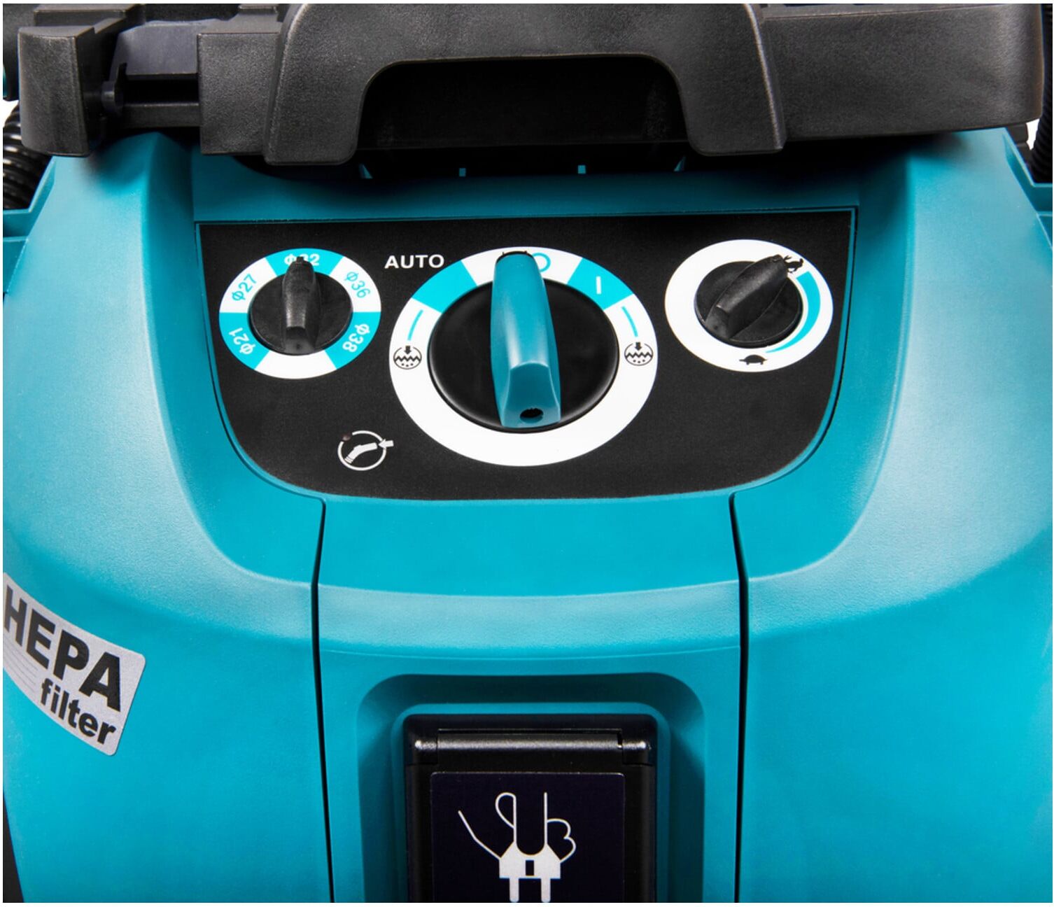 Makita VC4210M Staubsauger   für Staubklasse M   mit Filterreinigungssystem und Zubehör  )