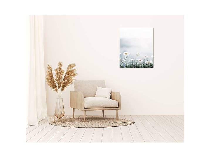 Tableau déco Alpine Meadow Alu-Dibond Multicolore 50 x 60cm