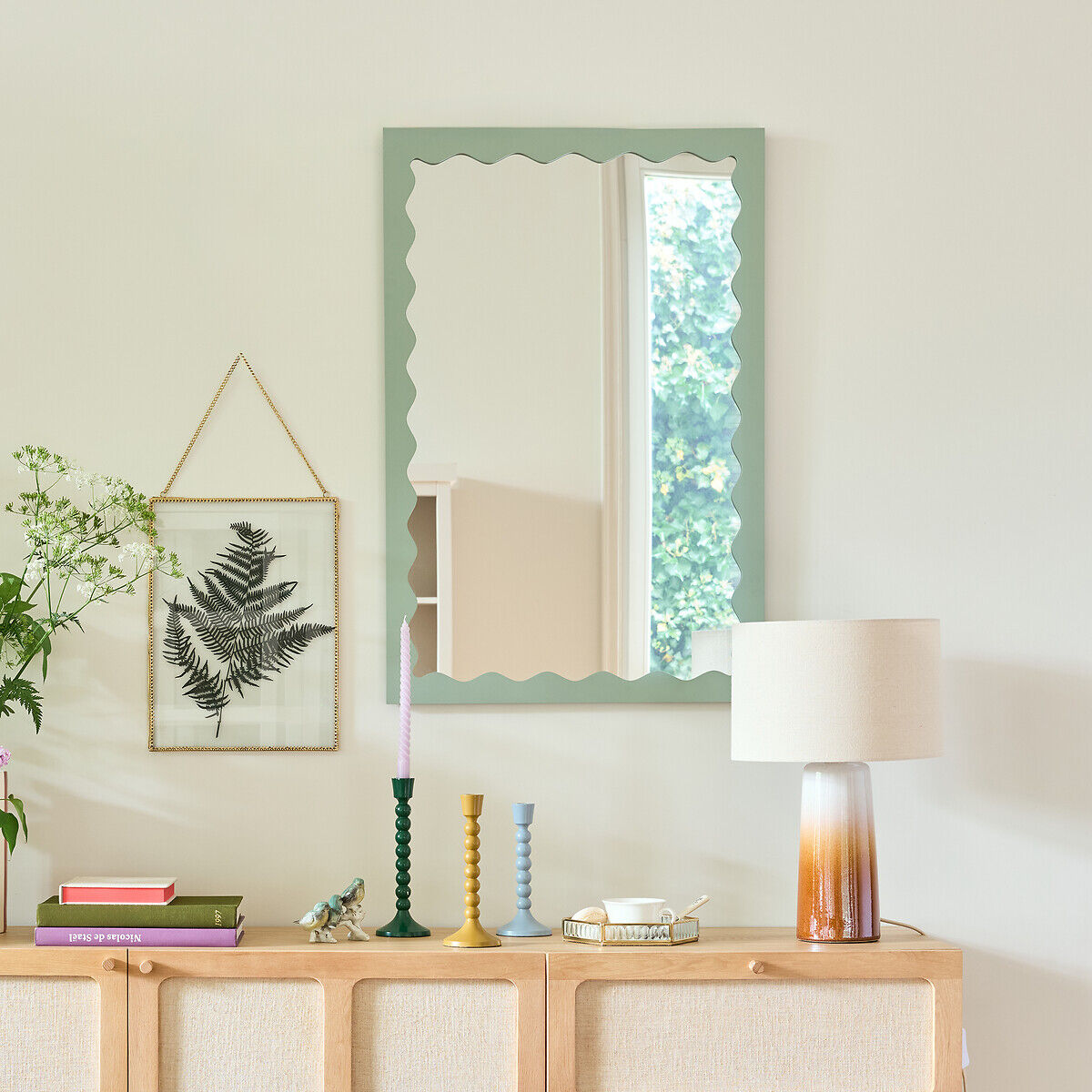 LA REDOUTE INTERIEURS Miroir rectangulaire, 60x90 cm, Opalys