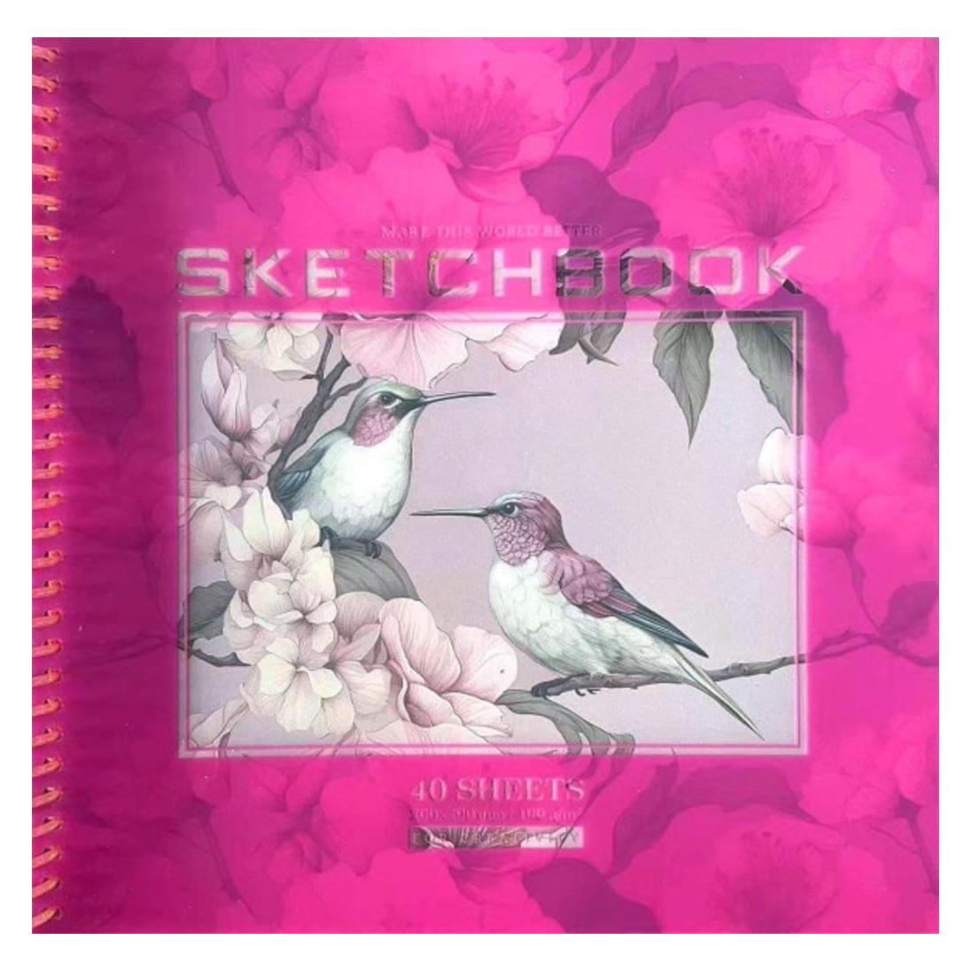 Skizzenbuch 200x200/40K glatt Birds FRESH (Blanko) (49006406)