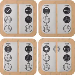 Hager Ladest. Zubehör Sticker XEVA310