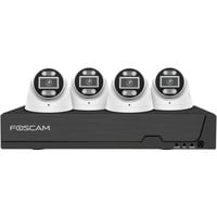 FN9108 E T4 2T, Set schwarz, FN9108E 8-Kanal NVR, 4x T5EP Kamera