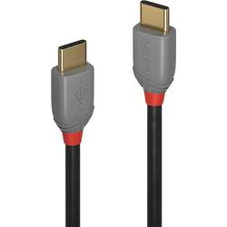 LINDY USB-Kabel USB 2.0 USB-C® Stecker, USB-C® Stecker 0.50 m Schwarz 36870