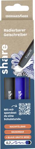 Share Gelroller Blau, Schwarz 0.7mm
