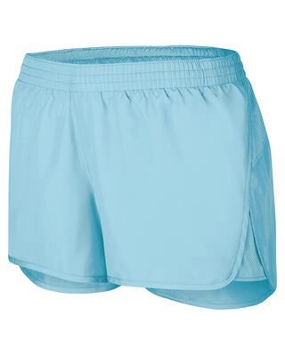 Augusta Sportswear 2431 Girls Wayfarer Shorts in Aqua size Medium   Polyester