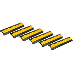 Pronomic Protector 2-100 Kabelbrücke 2-Kammer mit Steckverbindung 6x Set