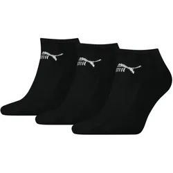 PUMA Herren Damen Unisex SNEAKER SOCKEN CLYDE 3er Pack - Black (200) - 39-42