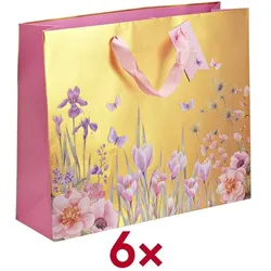Glick Tragetasche »Golden Garden« 42x35x13 cm 6 Stück