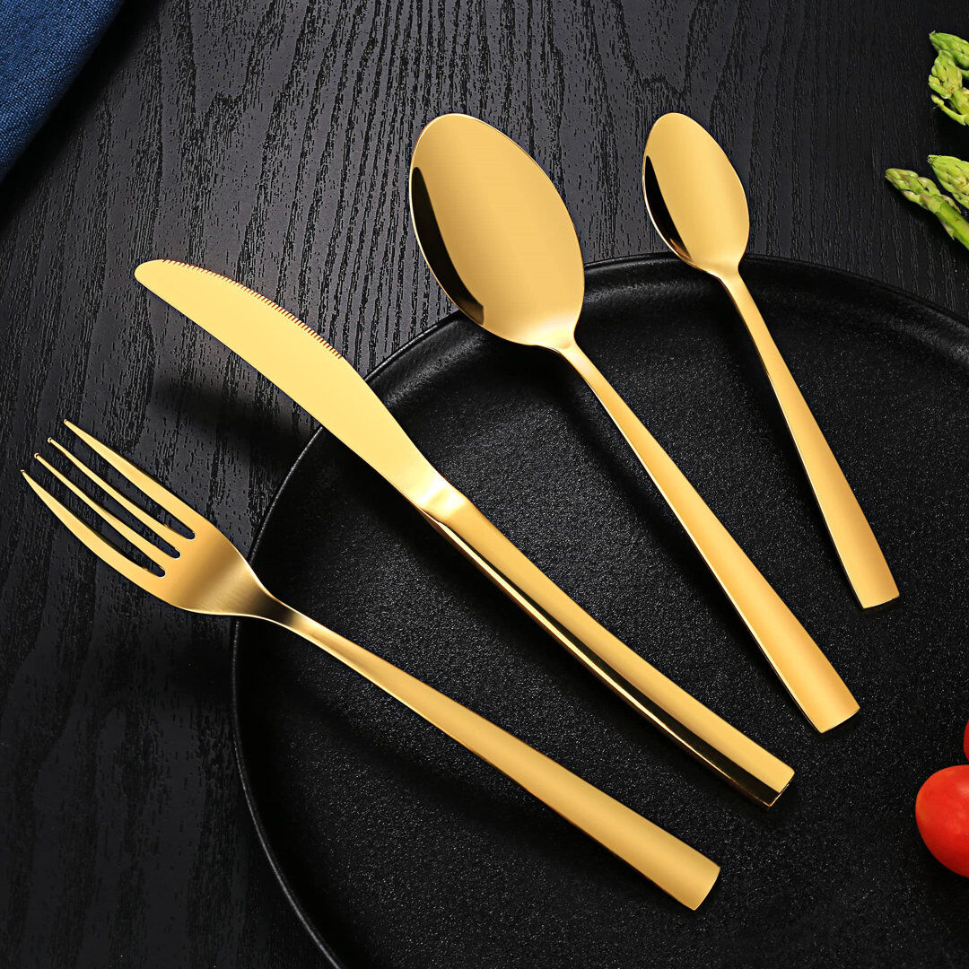 Fairmont Park Addilyna 24 Piece Stainless Steel Cutlery Set , Service for 6 24